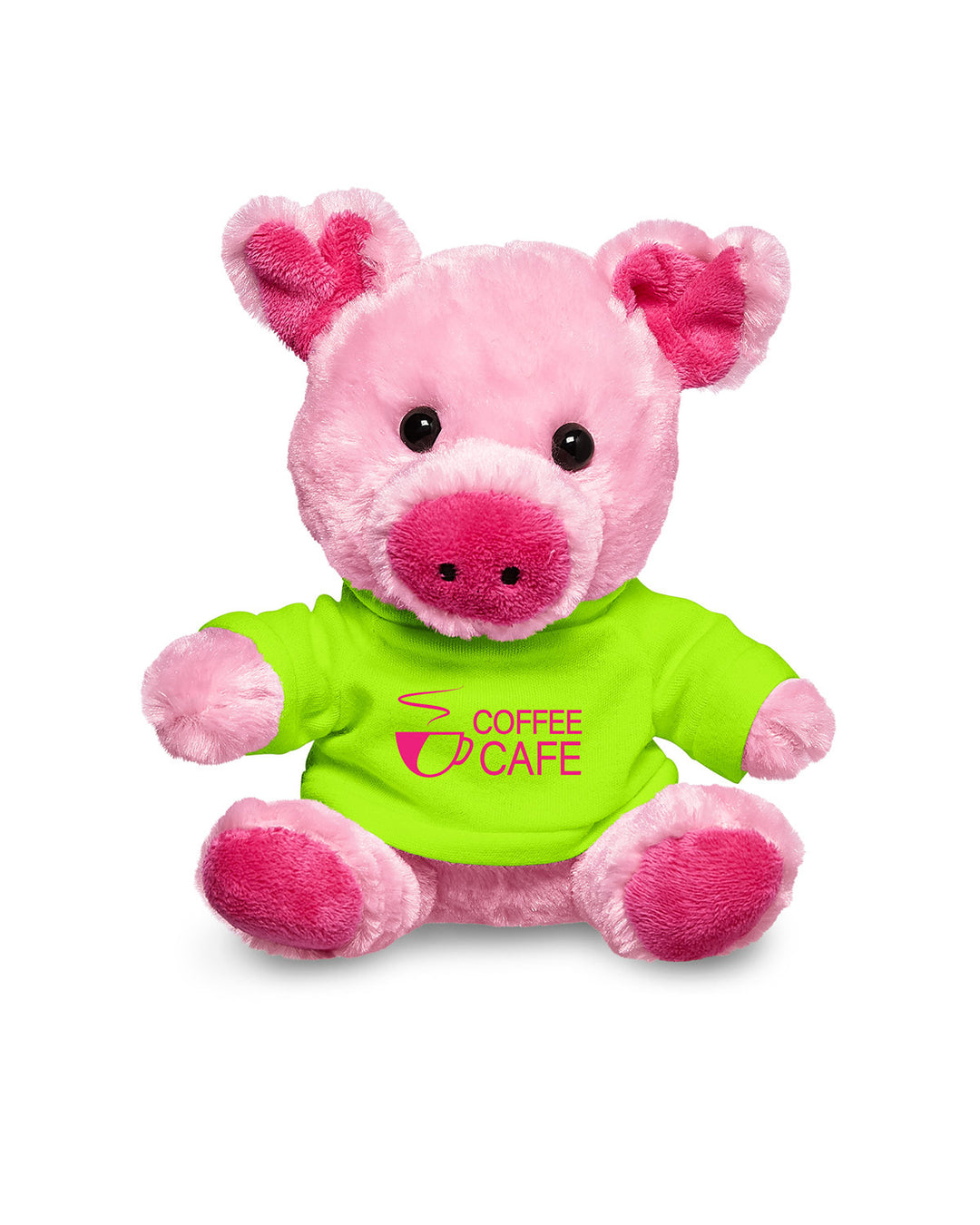 Prime Line 7" Plush Pig With T-Shirt Prime Line