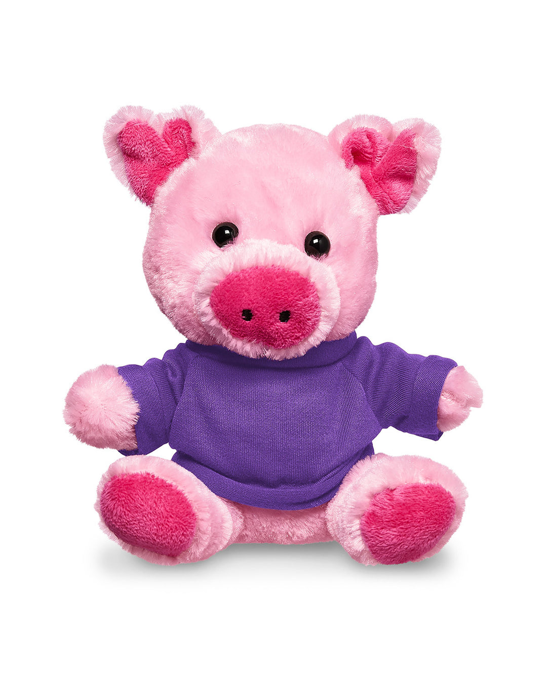 Prime Line 7" Plush Pig With T-Shirt Prime Line