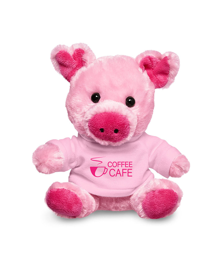 Prime Line 7" Plush Pig With T-Shirt Prime Line