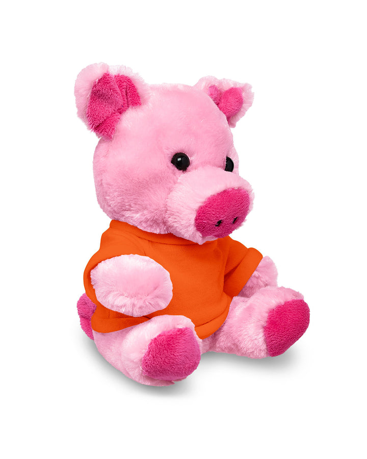 Prime Line 7" Plush Pig With T-Shirt Prime Line