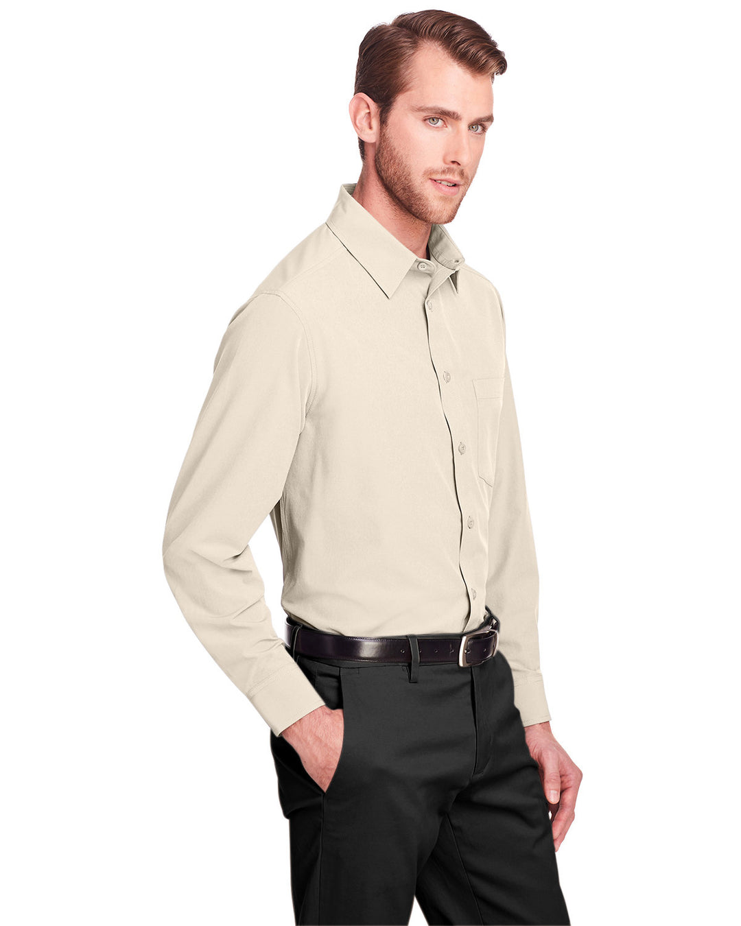 UltraClub Men's Bradley Performance Woven Shirt UltraClub