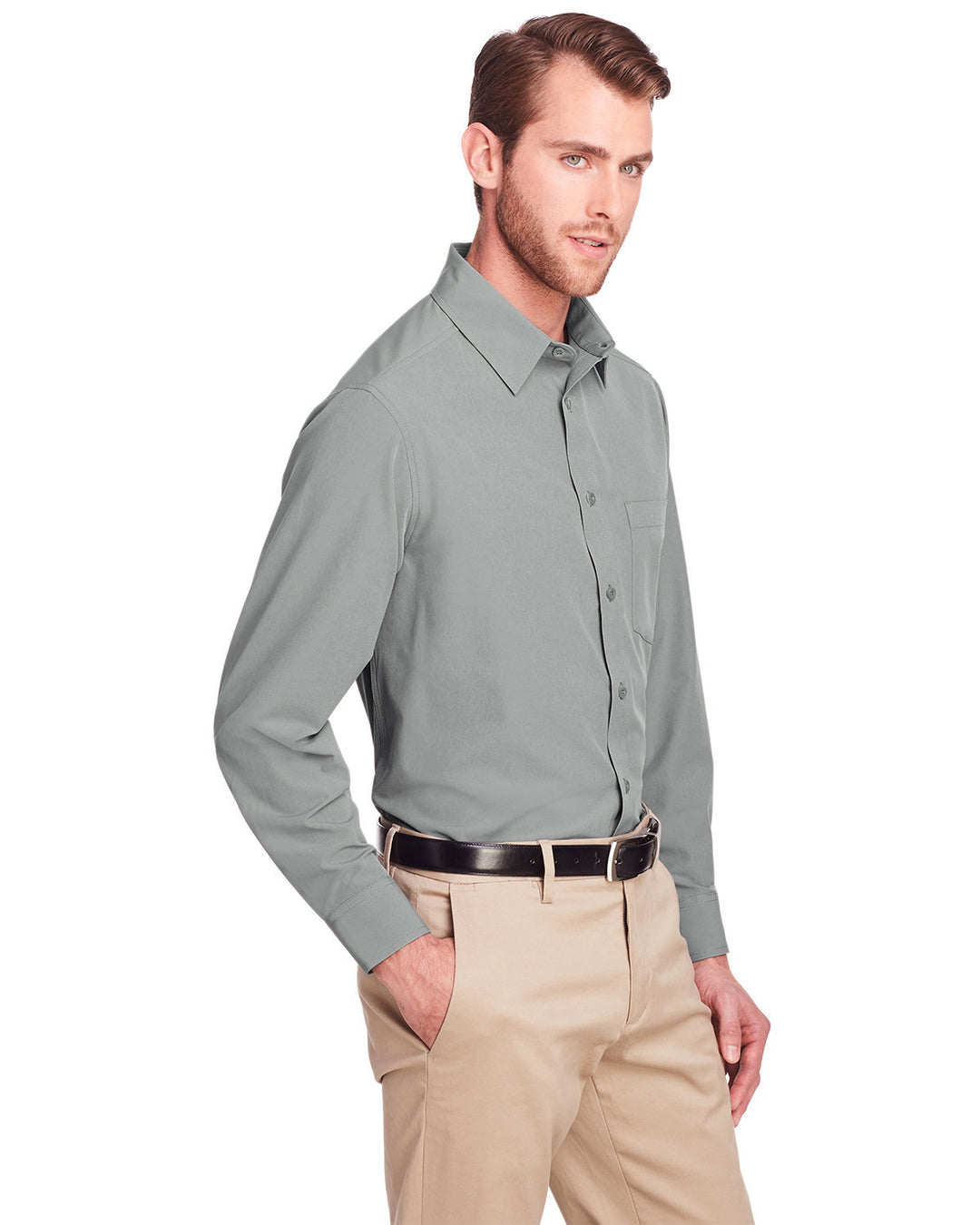 UltraClub Men's Bradley Performance Woven Shirt UltraClub