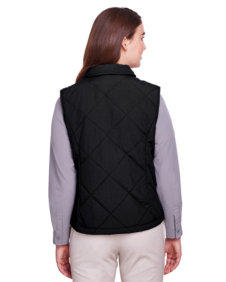 UltraClub Ladies' Dawson Quilted Hacking Vest UltraClub