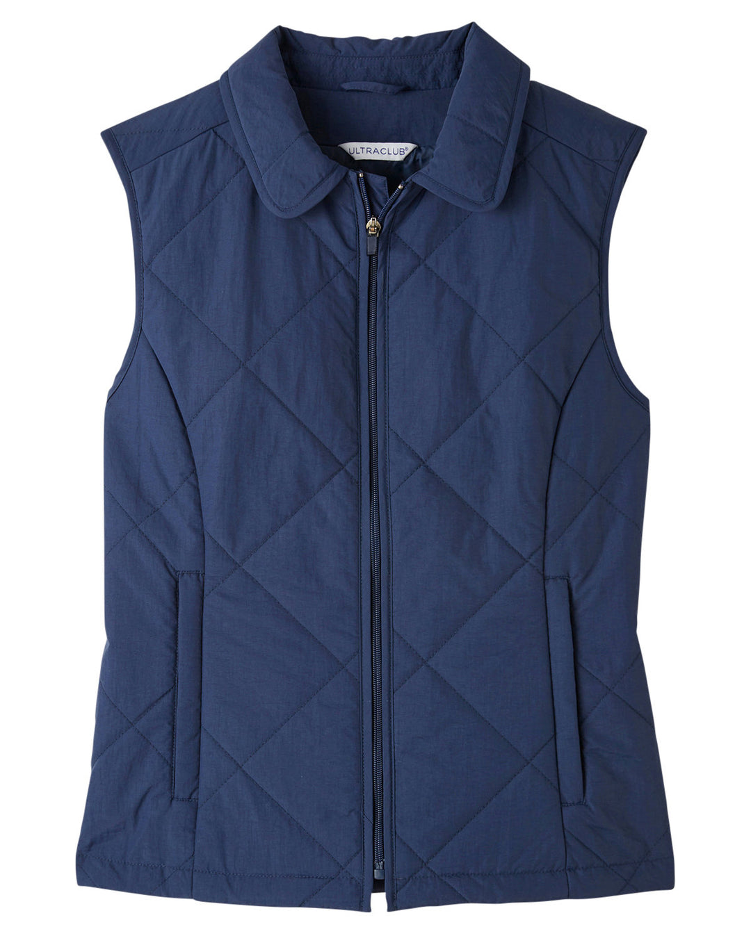 UltraClub Ladies' Dawson Quilted Hacking Vest UltraClub