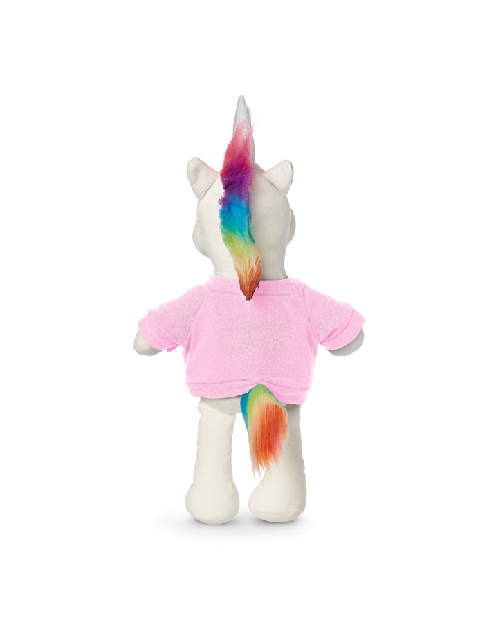 Prime Line 8.5" Plush Unicorn With T-Shirt Prime Line