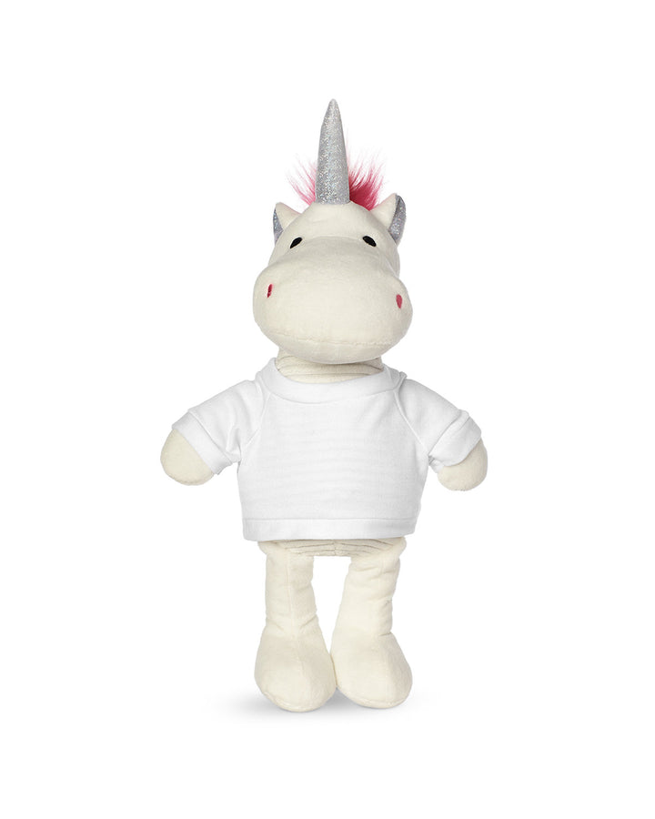 Prime Line 8.5" Plush Unicorn With T-Shirt Prime Line