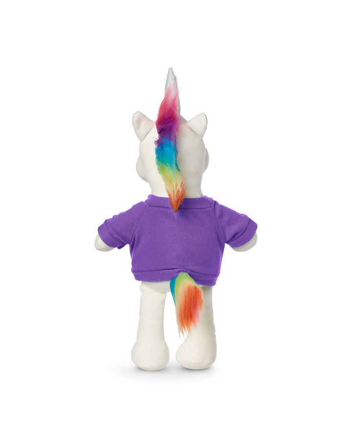 Prime Line 8.5" Plush Unicorn With T-Shirt Prime Line