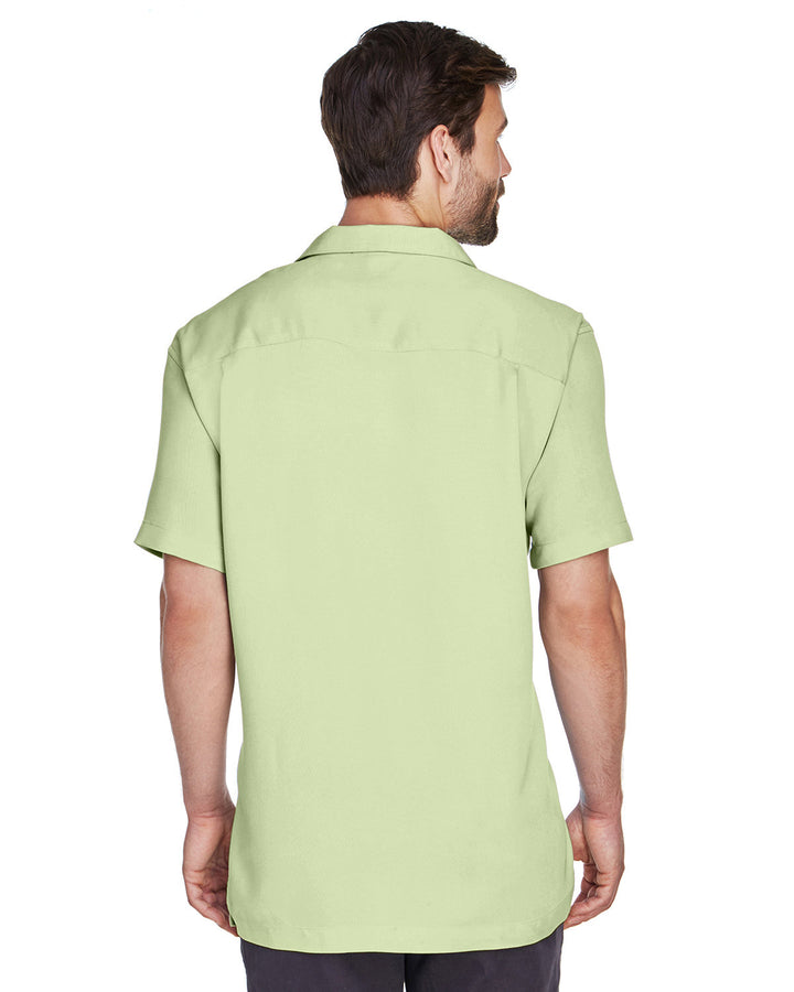 Harriton Men's Bahama Cord Camp Shirt Harriton