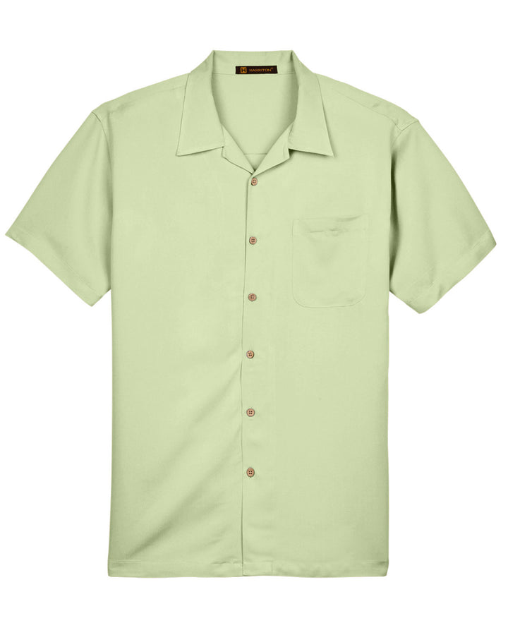 Harriton Men's Bahama Cord Camp Shirt Harriton