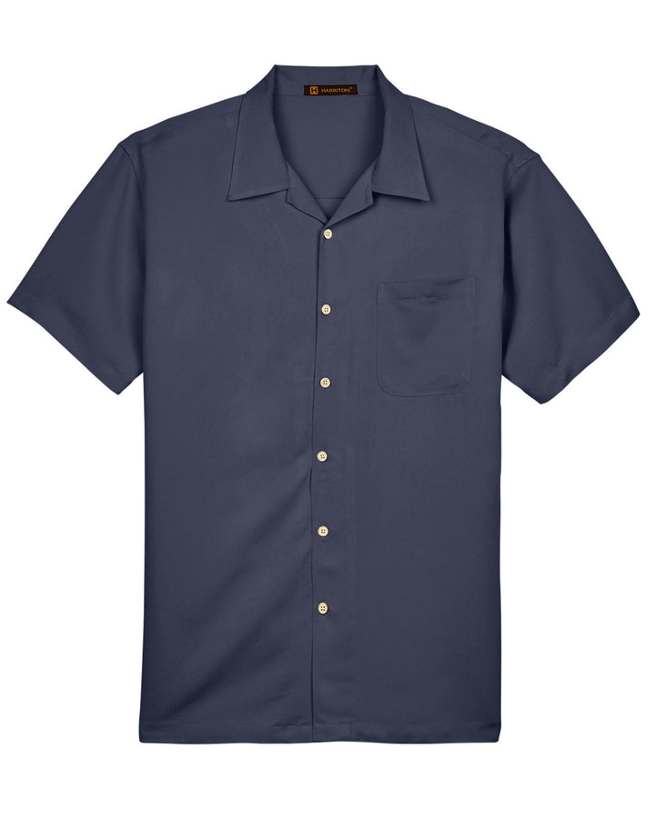 Harriton Men's Bahama Cord Camp Shirt Harriton