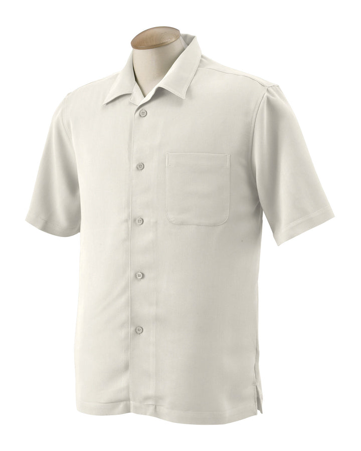 Harriton Men's Bahama Cord Camp Shirt Harriton