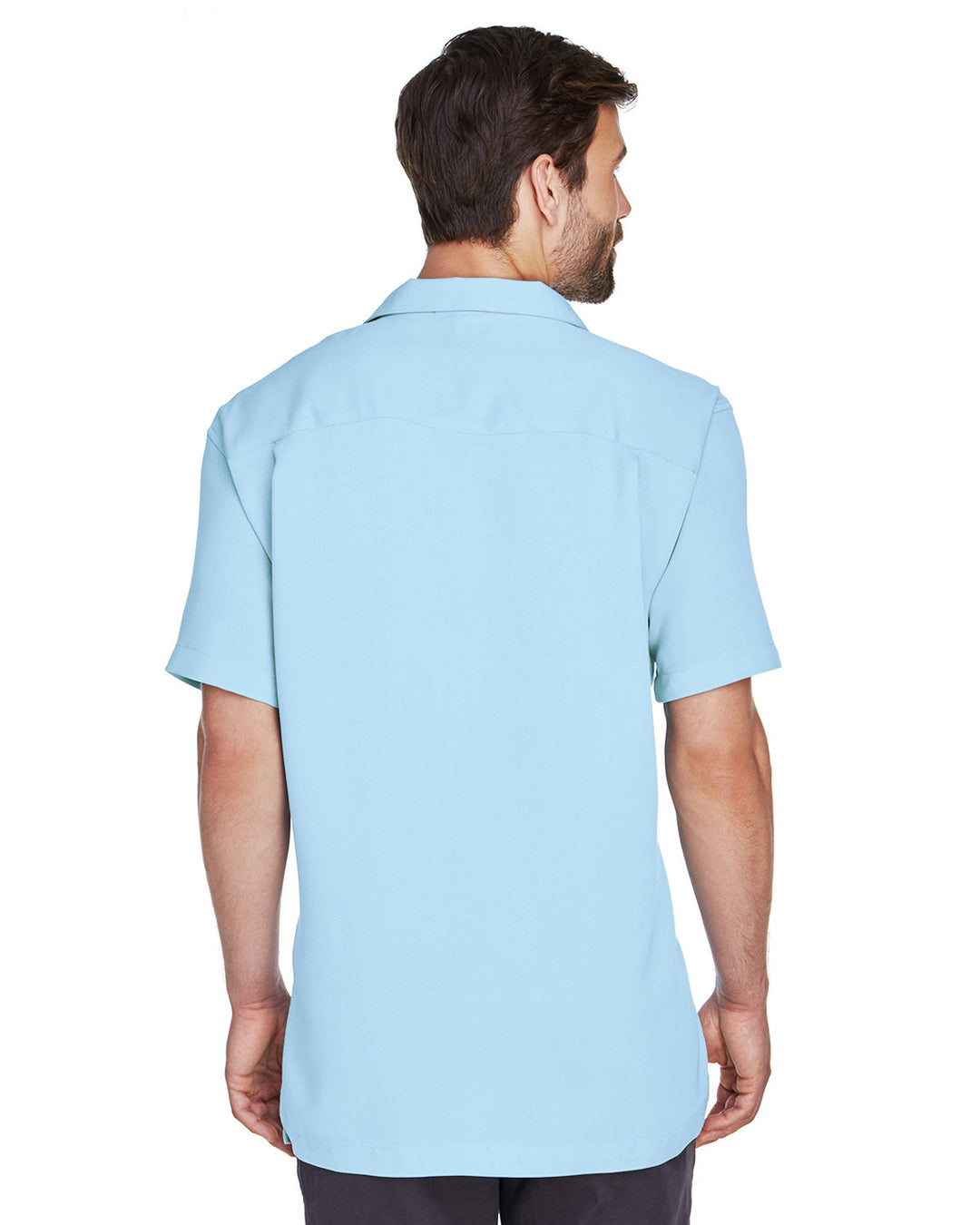 Harriton Men's Bahama Cord Camp Shirt Harriton