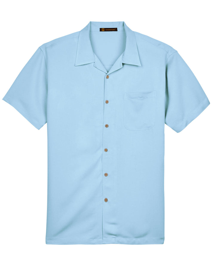 Harriton Men's Bahama Cord Camp Shirt Harriton