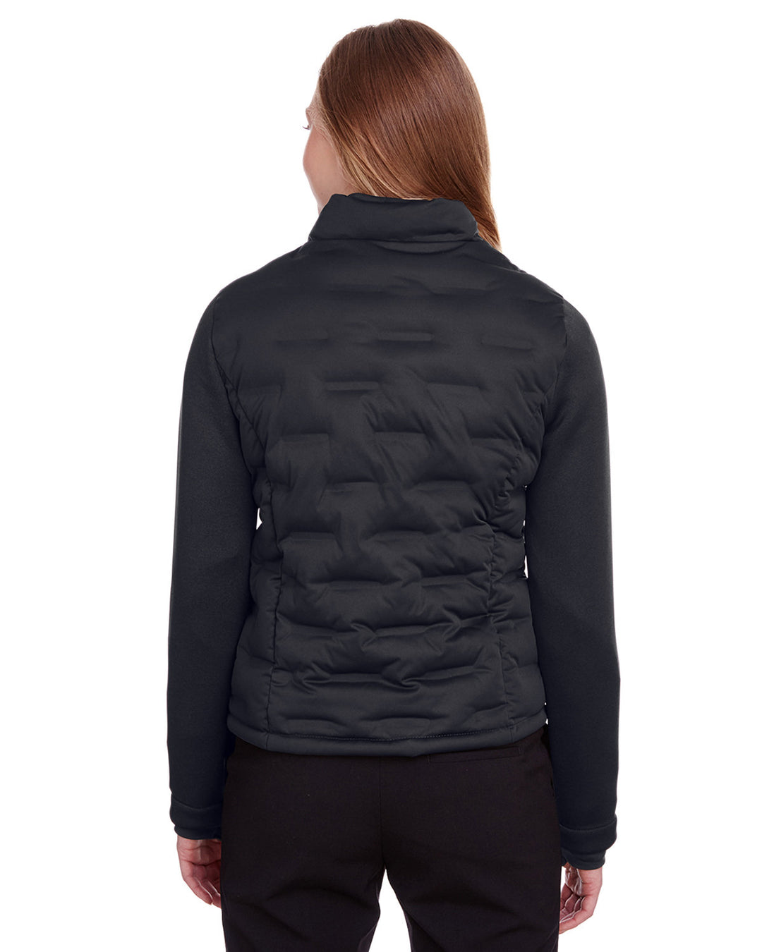 North End Ladies' Loft Pioneer Hybrid Bomber Jacket North End