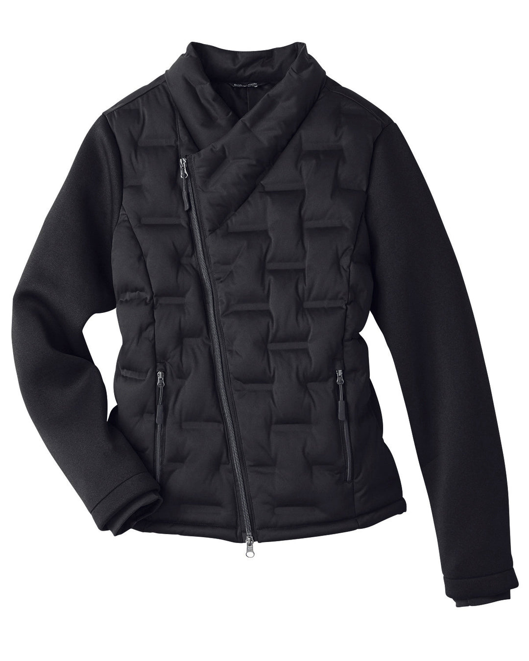 North End Ladies' Loft Pioneer Hybrid Bomber Jacket North End