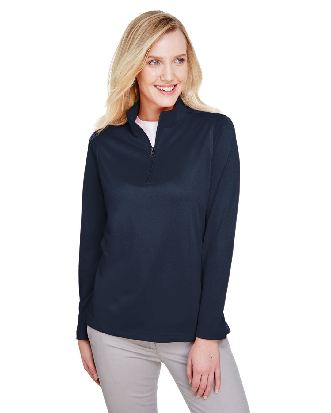 Harriton Ladies' Advantage Snag Protection Plus Quarter-Zip Harriton