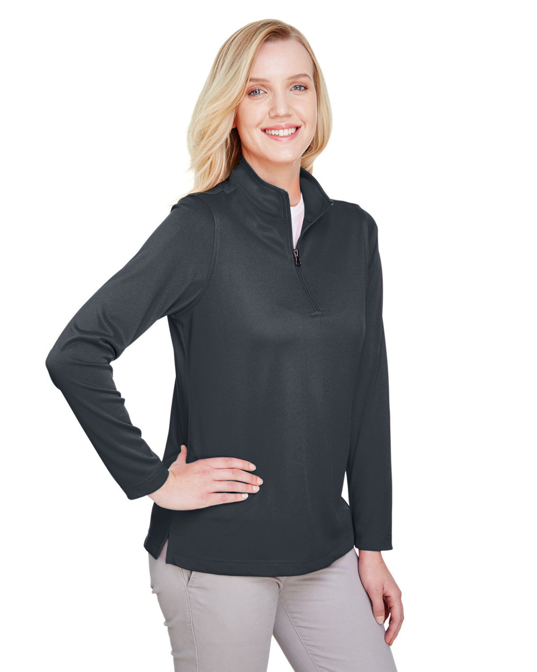 Harriton Ladies' Advantage Snag Protection Plus Quarter-Zip Harriton