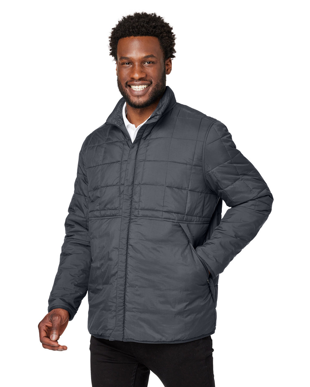 North End Unisex Aura Fleece-Lined Jacket North End