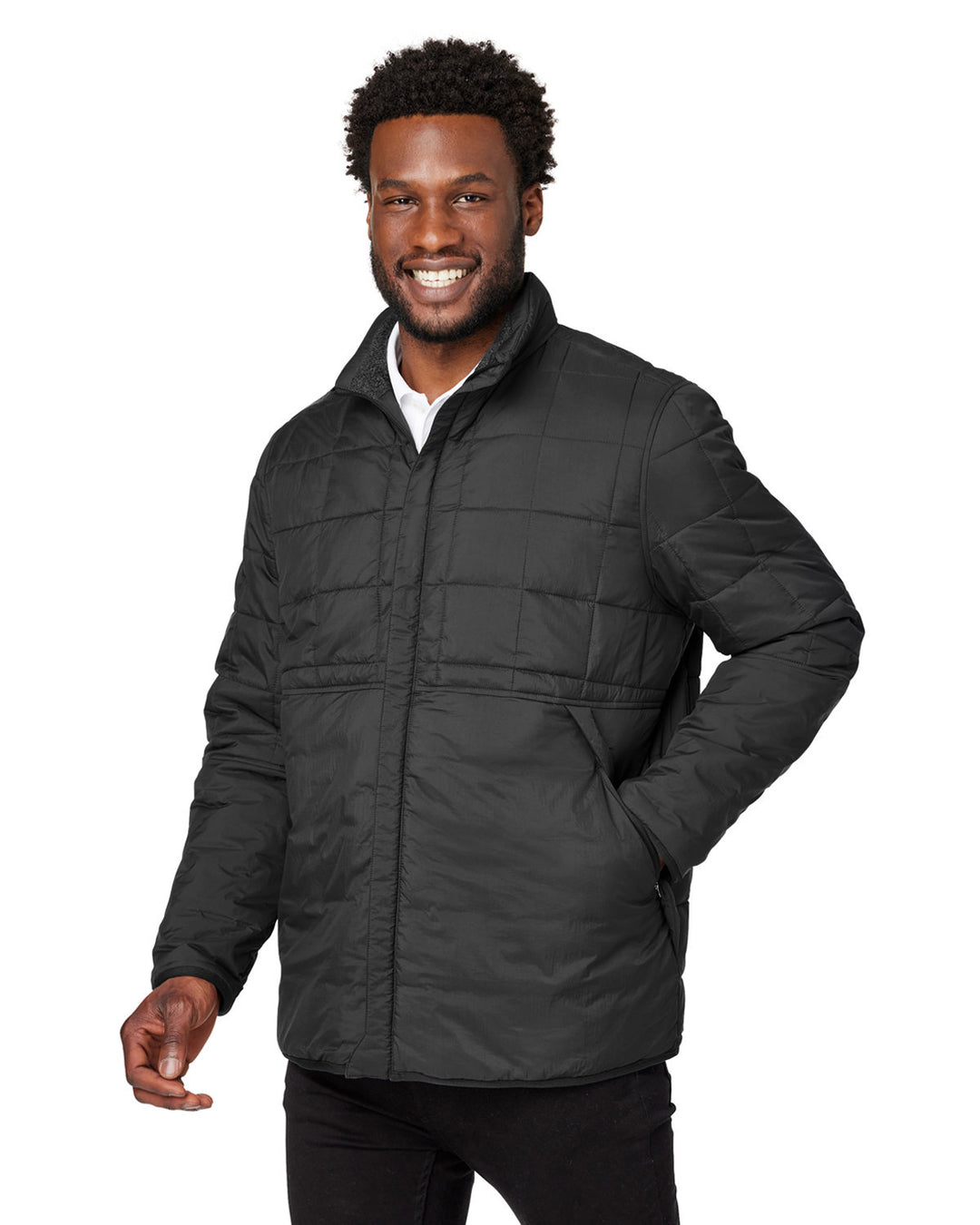 North End Unisex Aura Fleece-Lined Jacket North End