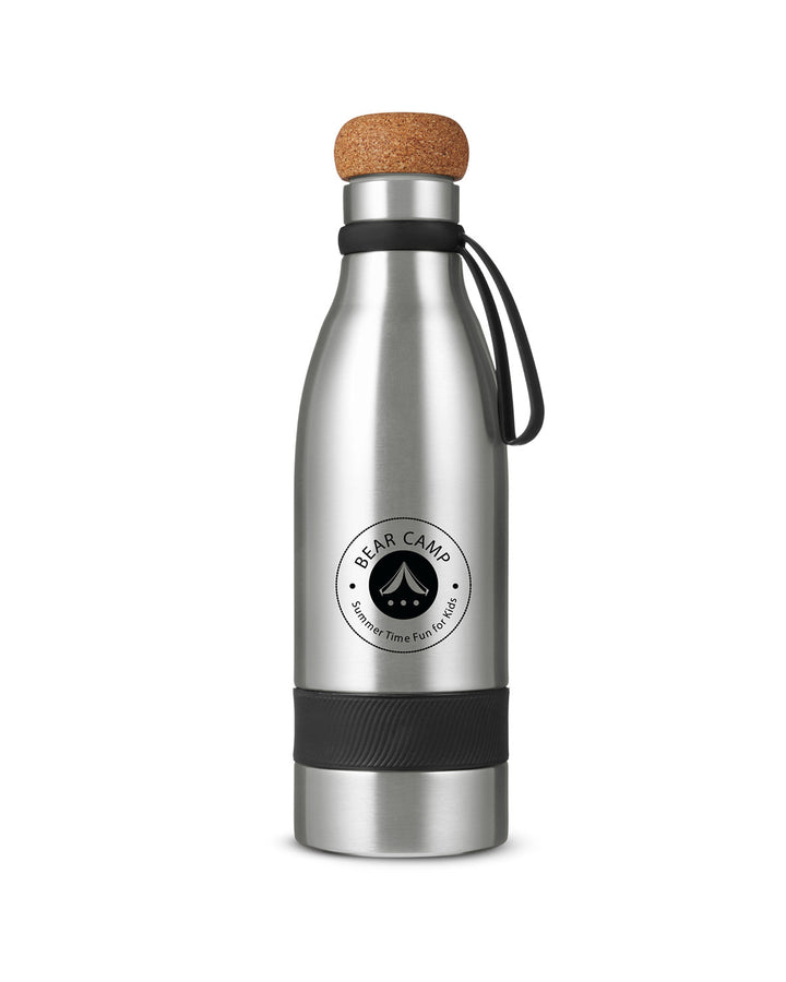 Prime Line 19oz Double Wall Vacuum Bottle With Cork Lid Prime Line