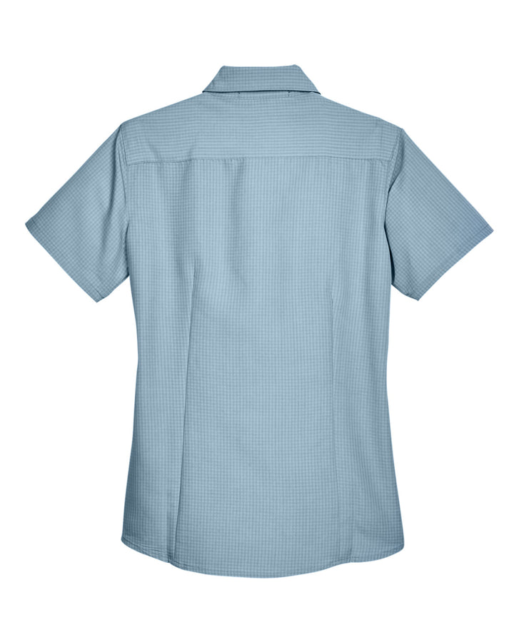 Harriton Ladies' Barbados Textured Camp Shirt Harriton