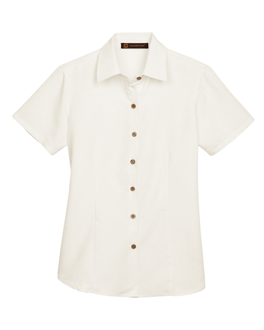 Harriton Ladies' Barbados Textured Camp Shirt Harriton