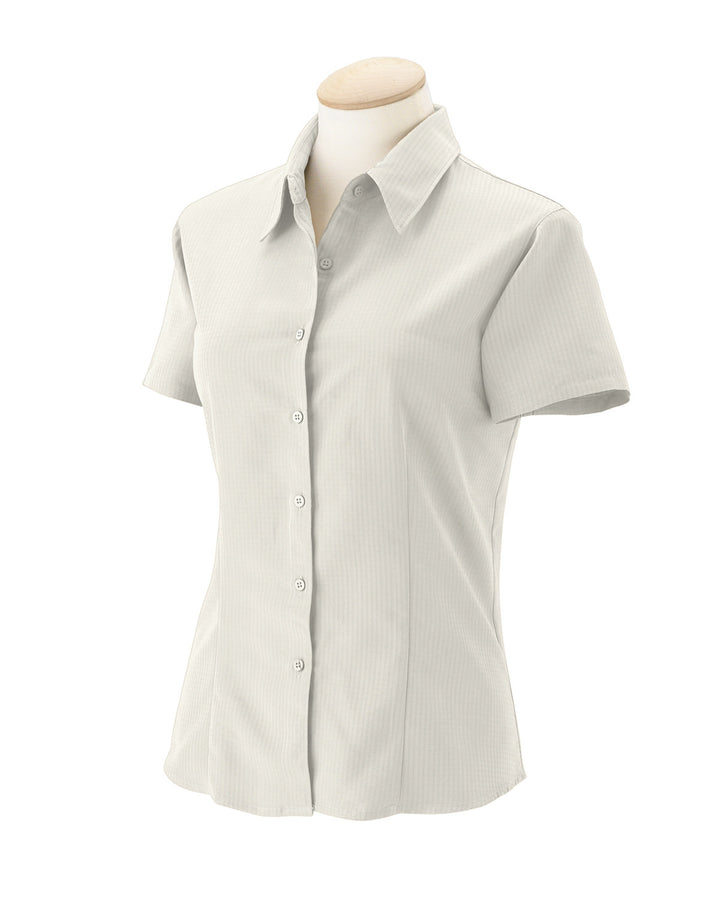 Harriton Ladies' Barbados Textured Camp Shirt Harriton