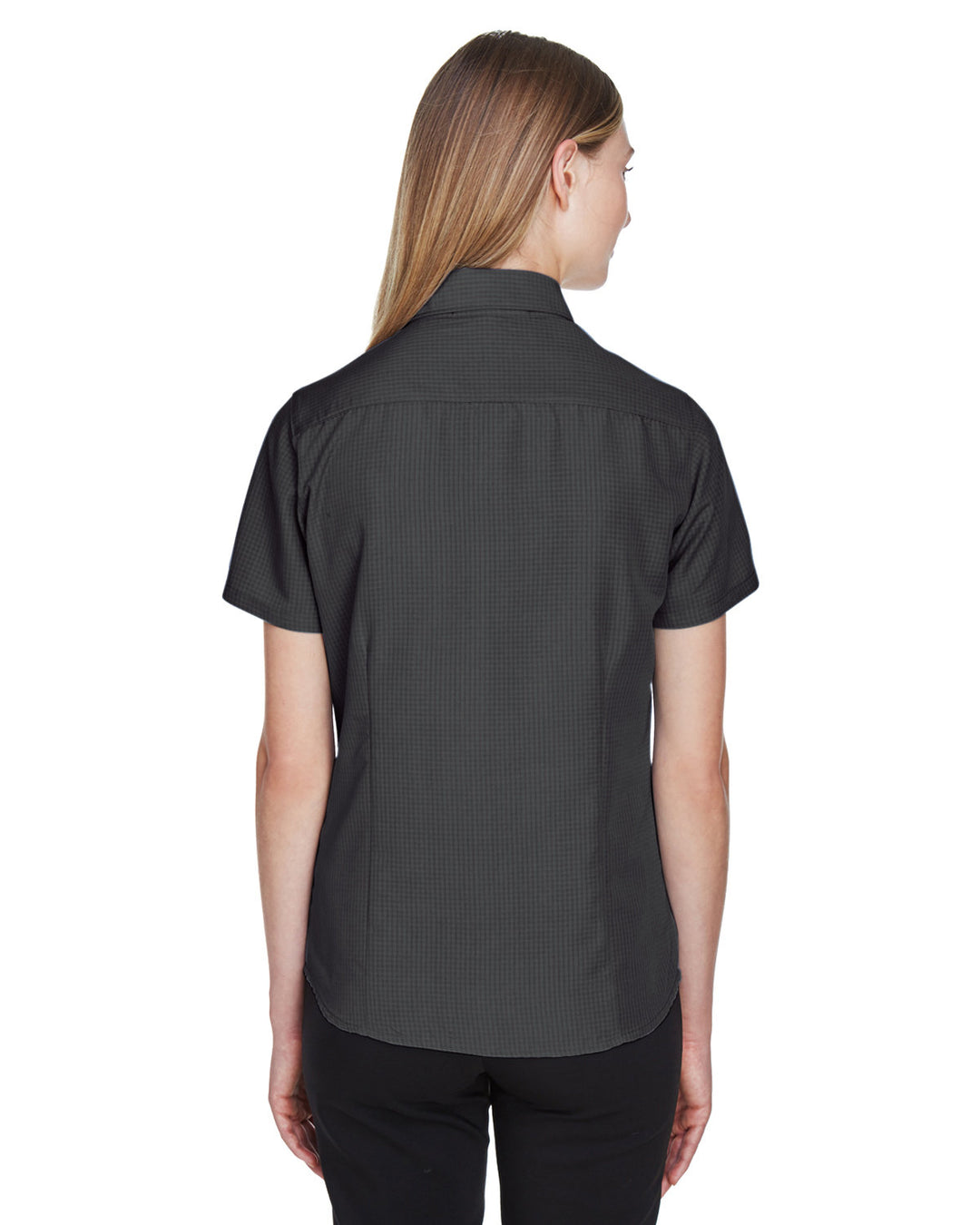 Harriton Ladies' Barbados Textured Camp Shirt Harriton