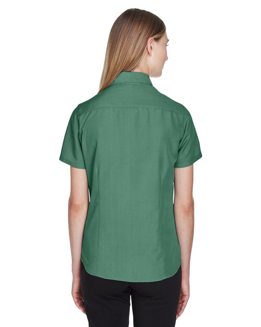 Harriton Ladies' Barbados Textured Camp Shirt Harriton