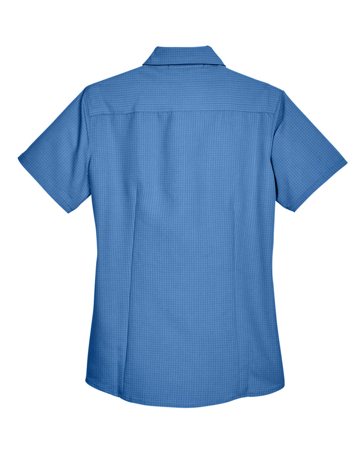 Harriton Ladies' Barbados Textured Camp Shirt Harriton