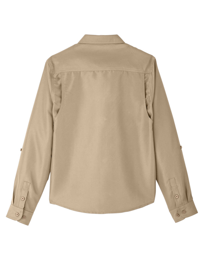 Harriton Ladies' Key West Long-Sleeve Performance Staff Shirt Harriton