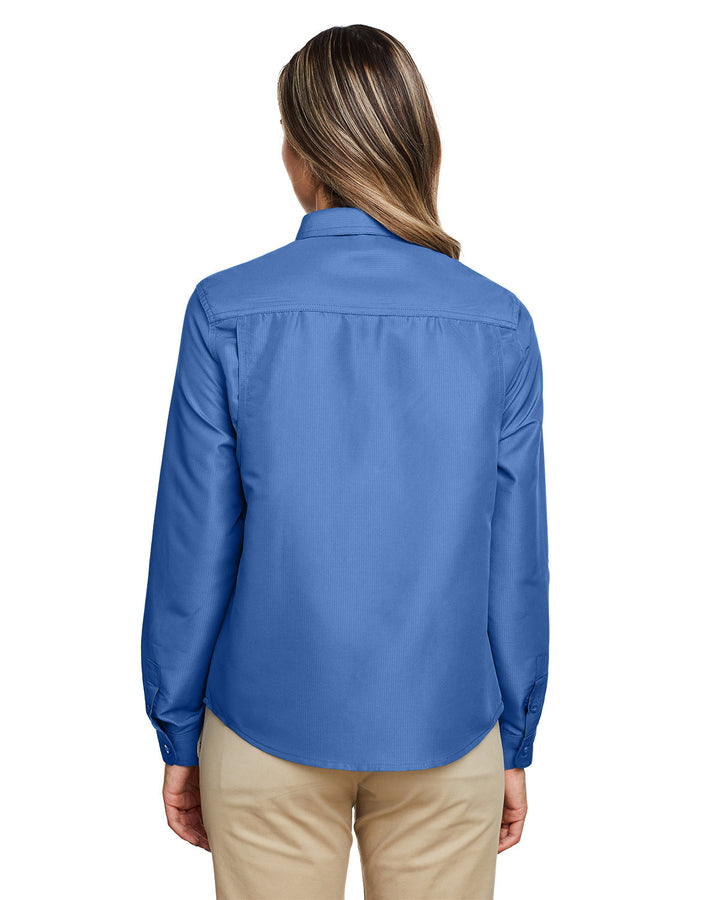 Harriton Ladies' Key West Long-Sleeve Performance Staff Shirt Harriton