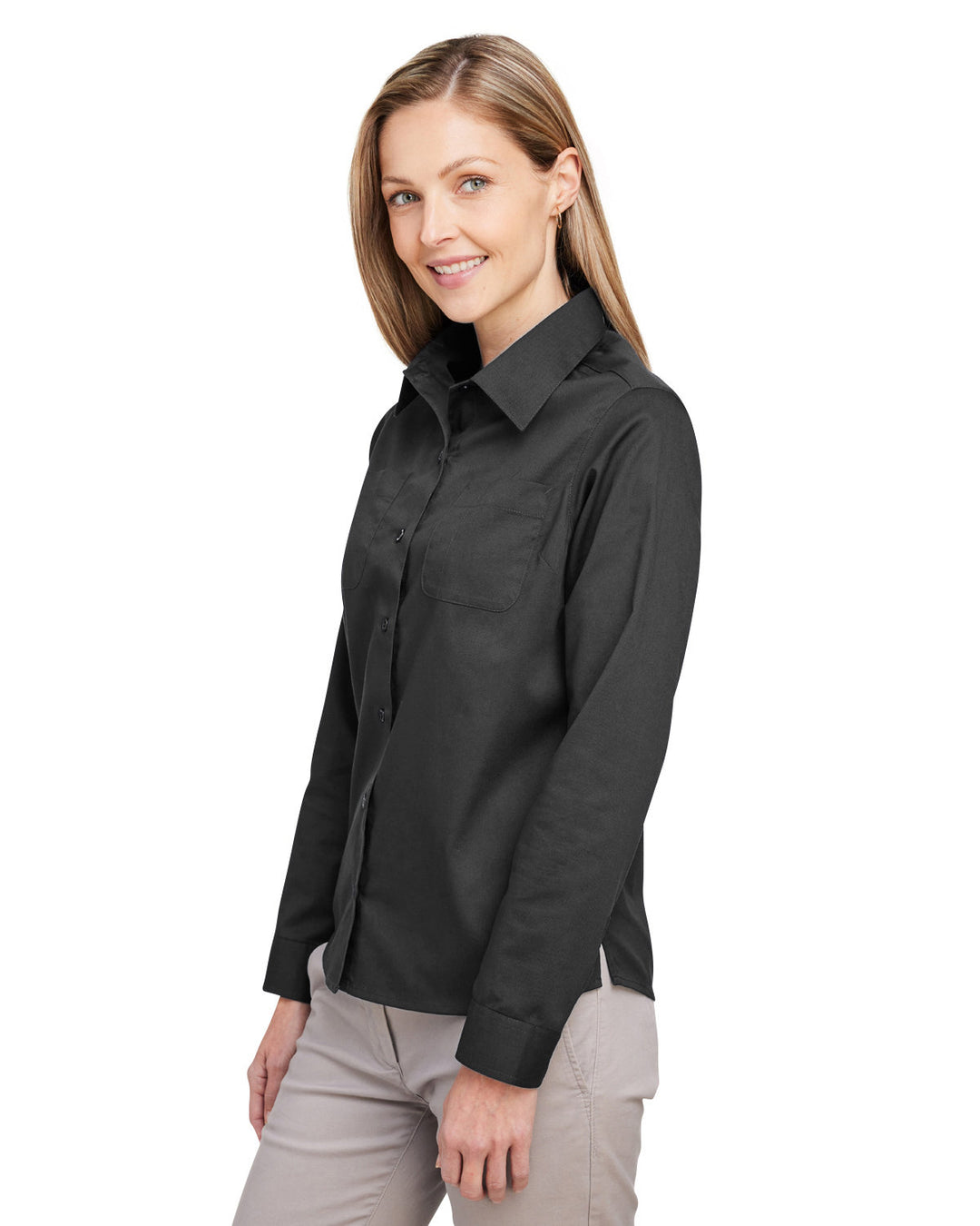 Harriton Ladies' Advantage IL Long-Sleeve Workshirt Harriton