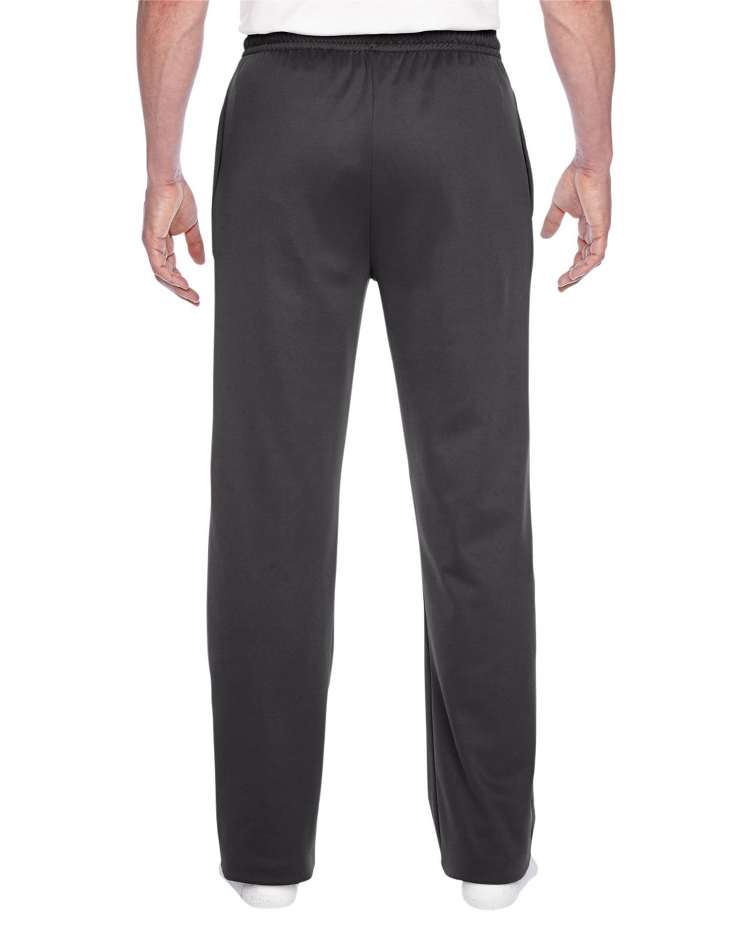 Jerzees Adult 6 oz. DRI-POWER® SPORT Pocketed Open-Bottom Sweatpant JERZEES