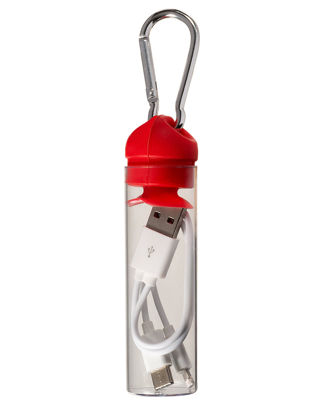 Prime Line 3-in-1 Charger Cable in Carabiner Storage Tube Prime Line