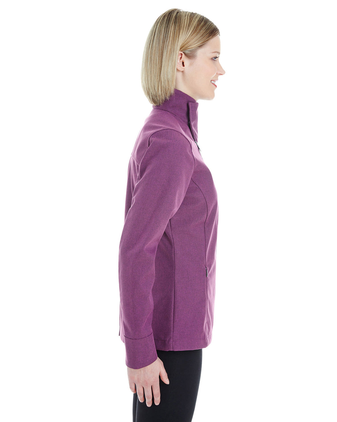 North End Ladies' Edge Soft Shell Jacket with Convertible Collar North End