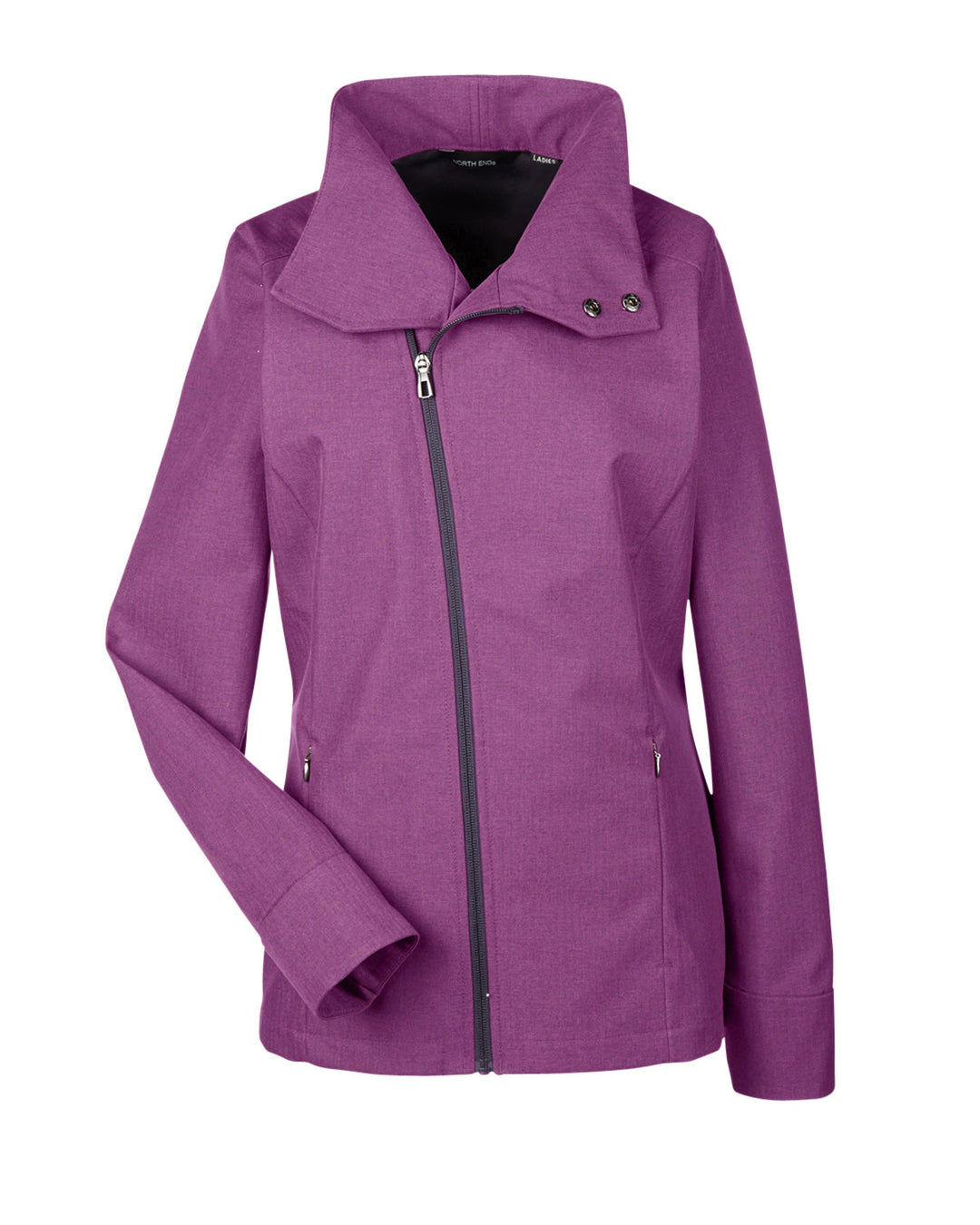 North End Ladies' Edge Soft Shell Jacket with Convertible Collar North End