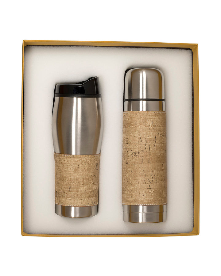 Leeman Casablanca Thermal Bottle And Tumbler Gift Set Leeman