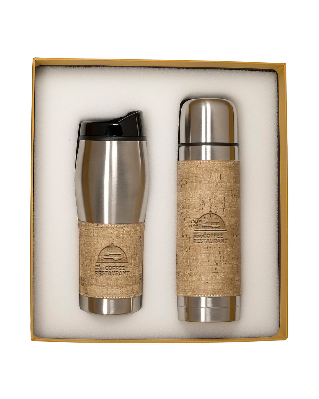 Leeman Casablanca Thermal Bottle And Tumbler Gift Set Leeman