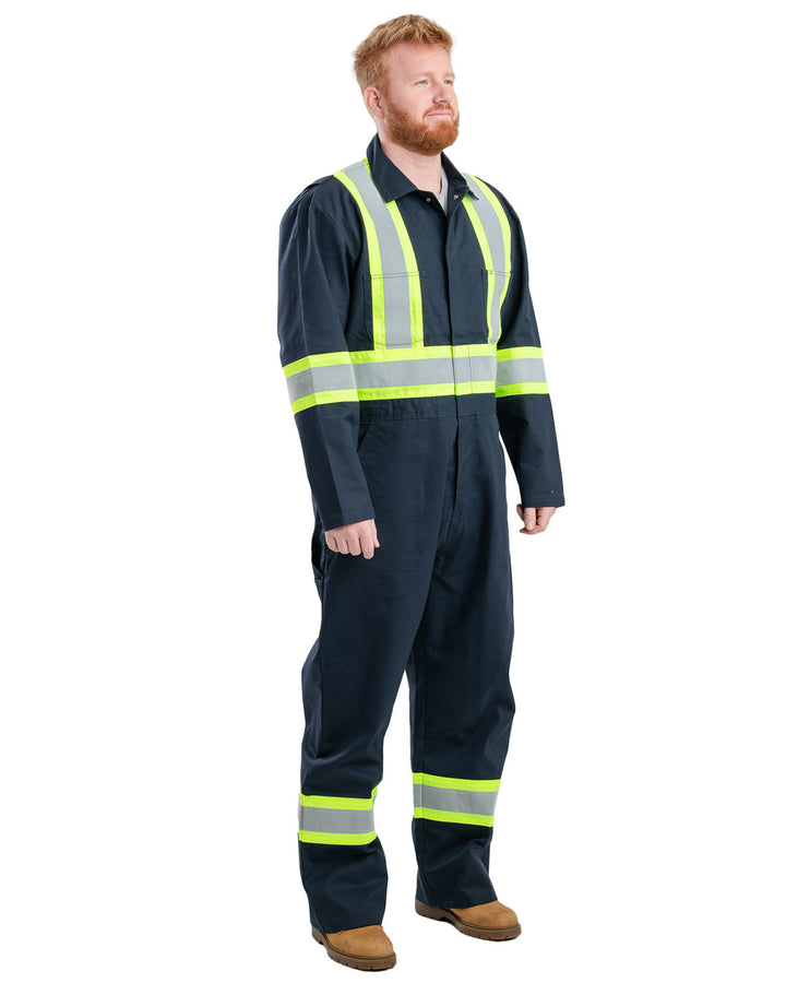 Berne Men's Safety Striped Unlined Coverall Berne