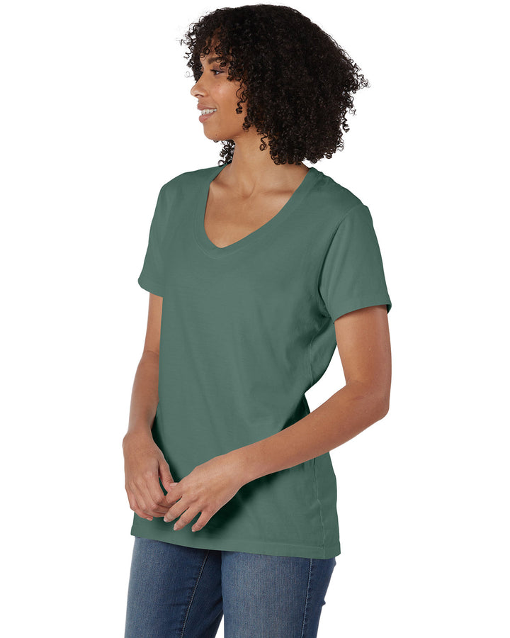 ComfortWash by Hanes Ladies' V-Neck T-Shirt ComfortWash by Hanes