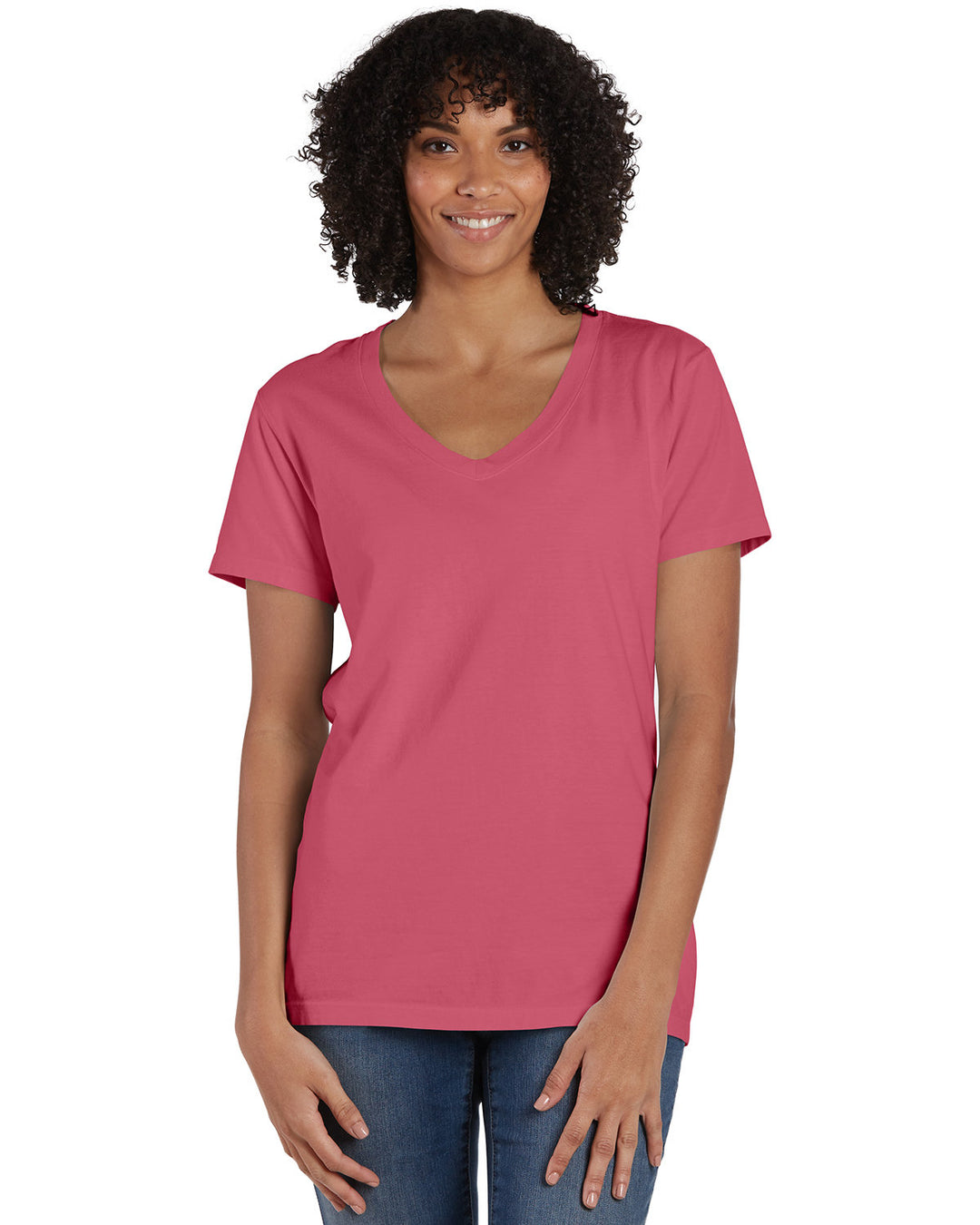 ComfortWash by Hanes Ladies' V-Neck T-Shirt ComfortWash by Hanes