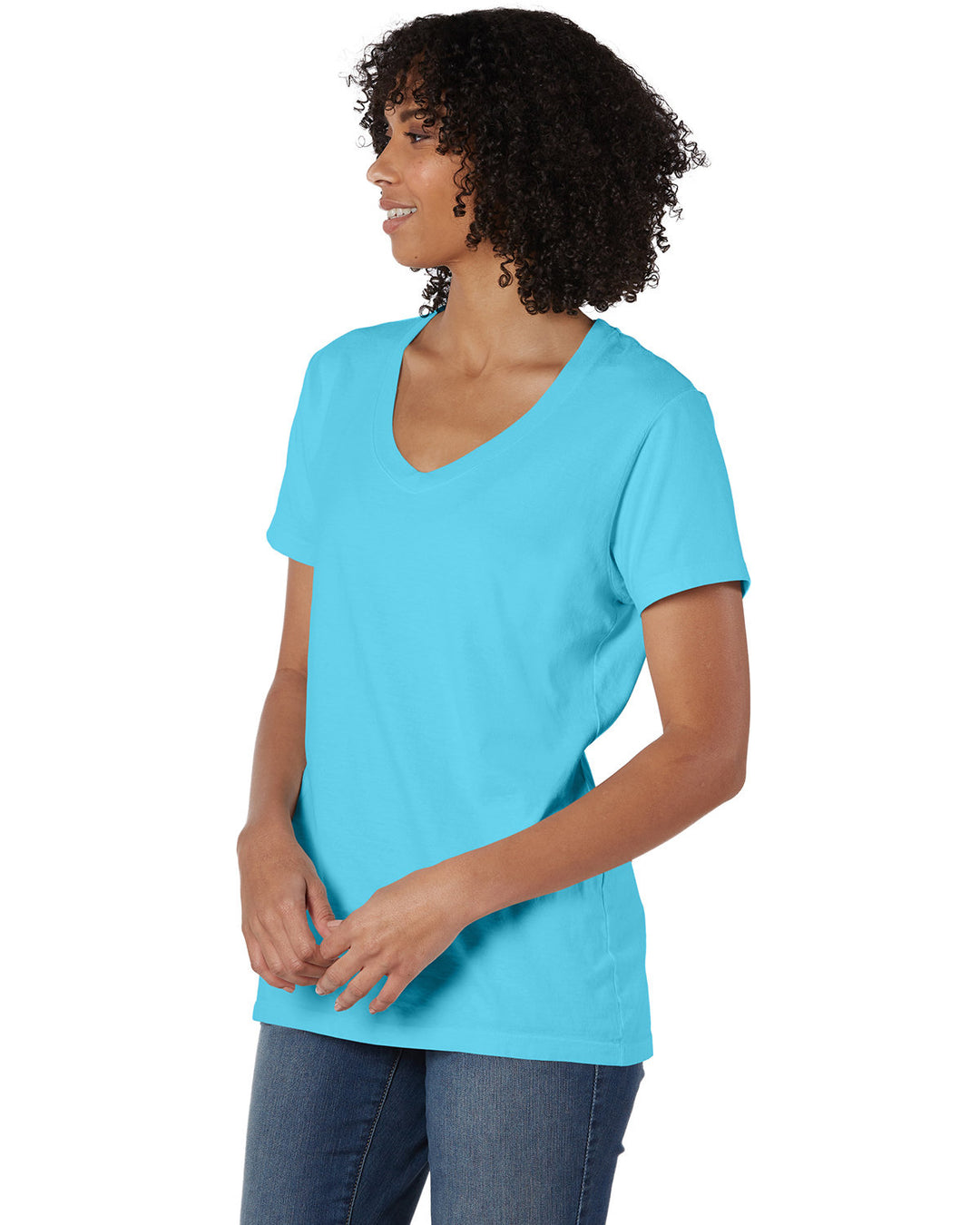 ComfortWash by Hanes Ladies' V-Neck T-Shirt ComfortWash by Hanes