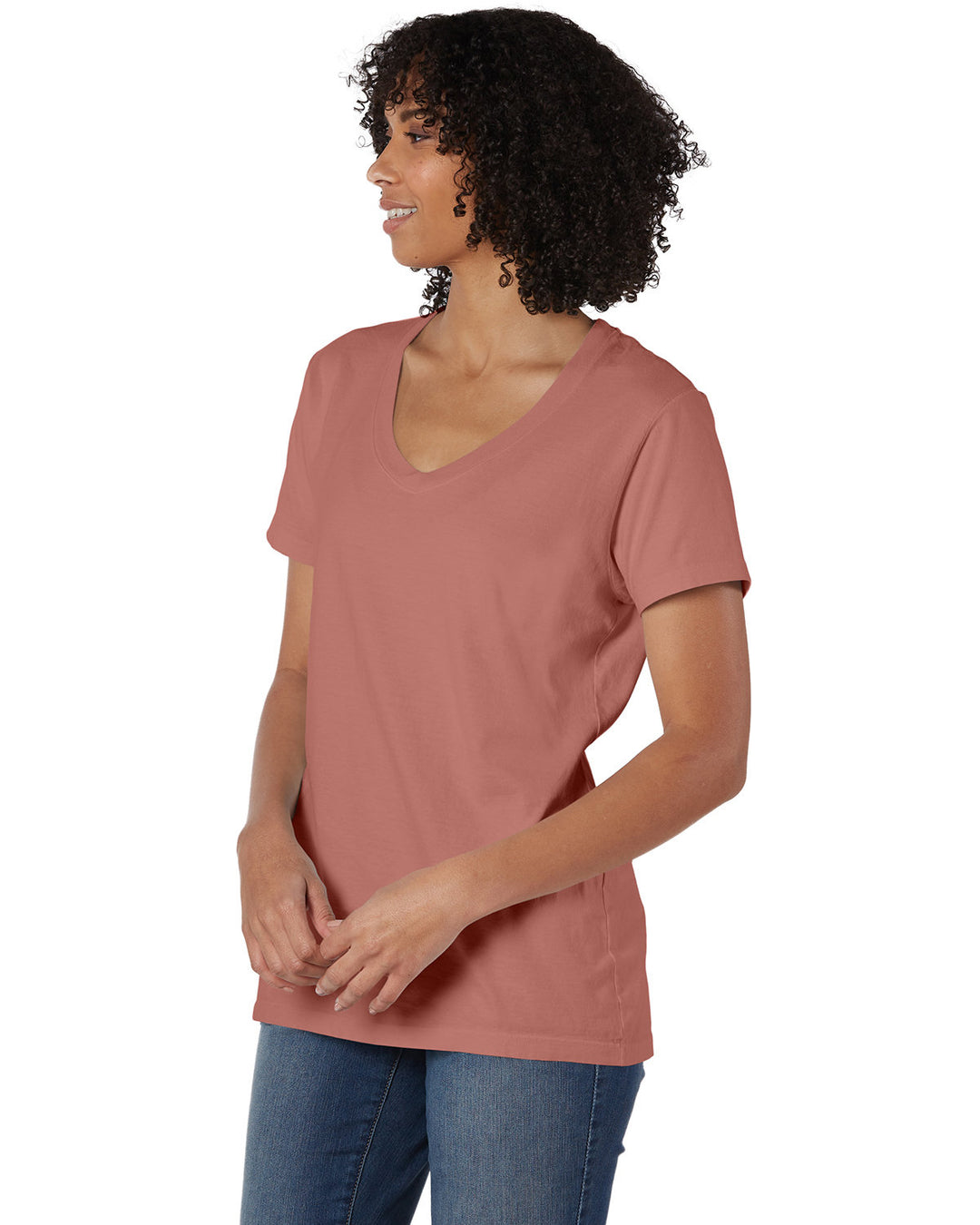 ComfortWash by Hanes Ladies' V-Neck T-Shirt ComfortWash by Hanes