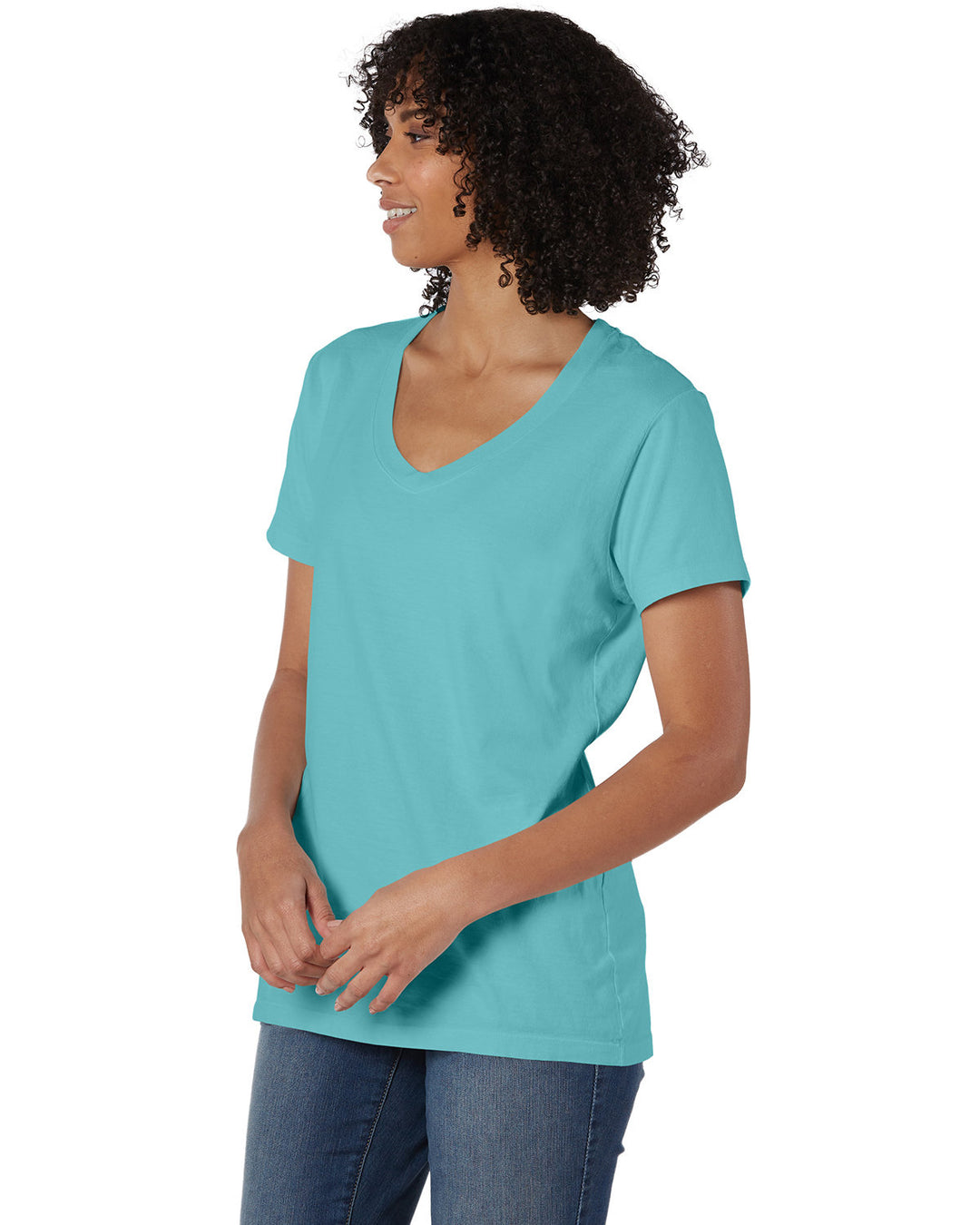 ComfortWash by Hanes Ladies' V-Neck T-Shirt ComfortWash by Hanes