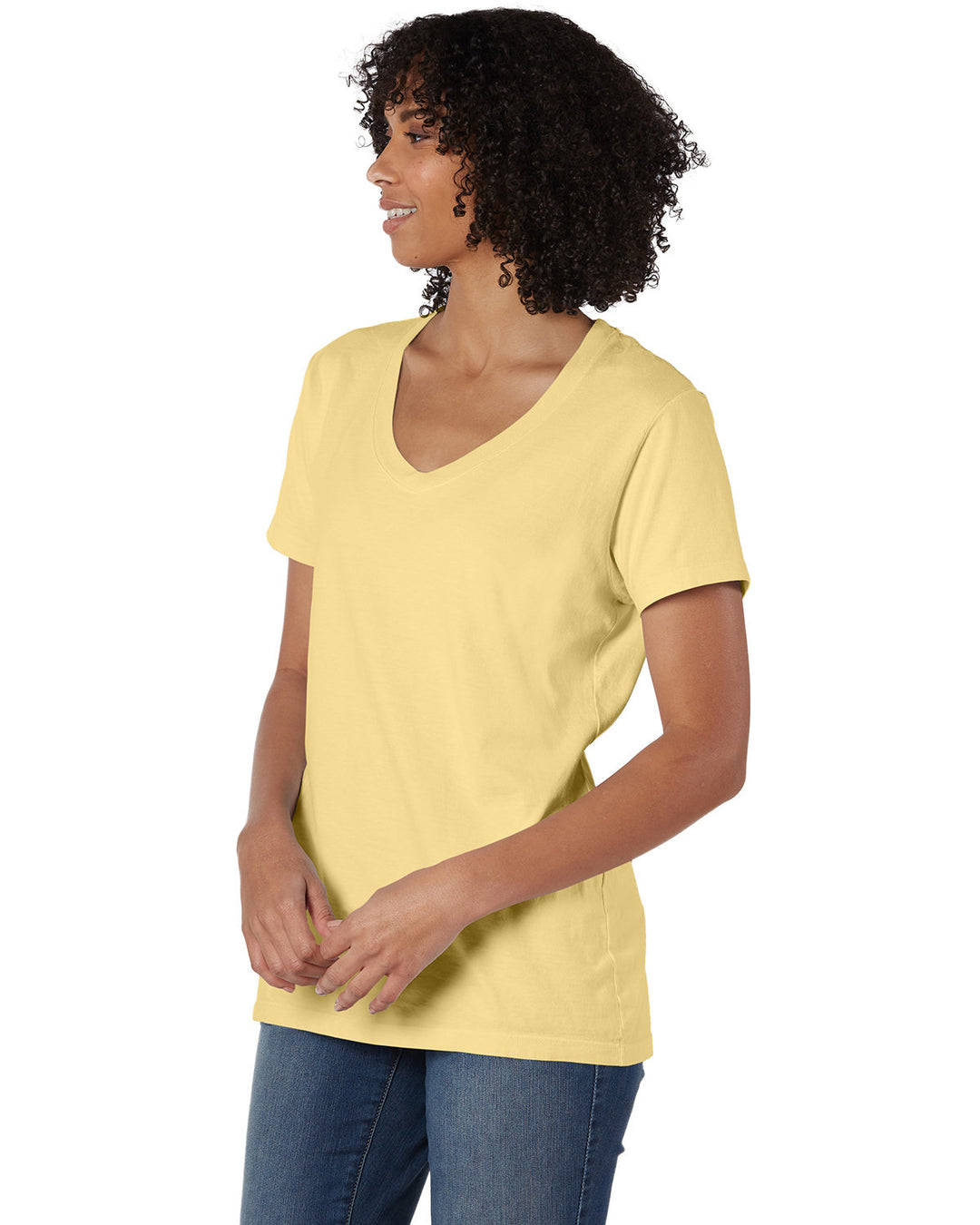 ComfortWash by Hanes Ladies' V-Neck T-Shirt ComfortWash by Hanes