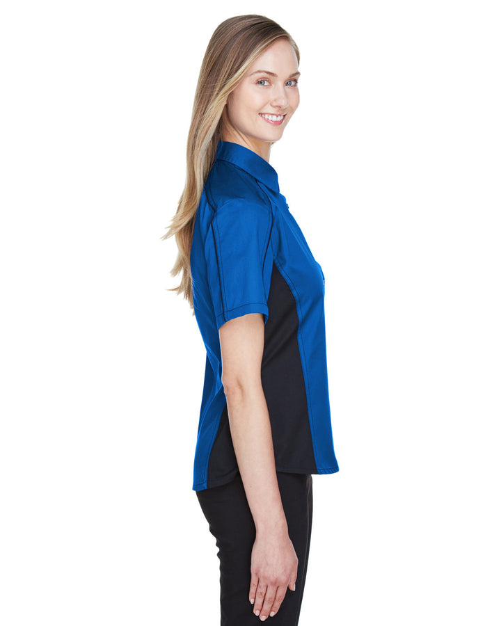 North End Ladies' Fuse Colorblock Twill Shirt North End