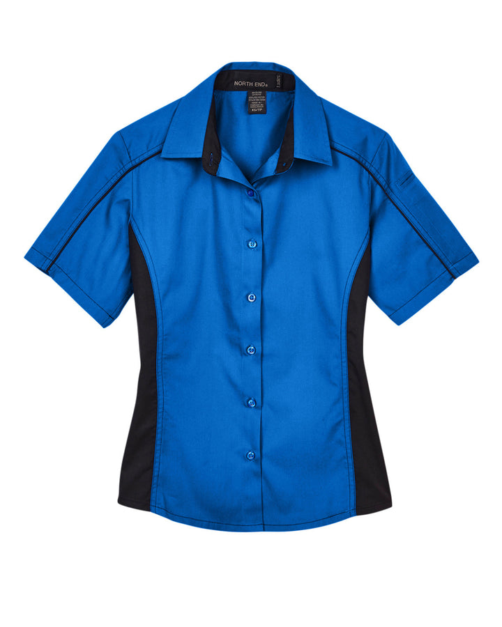 North End Ladies' Fuse Colorblock Twill Shirt North End