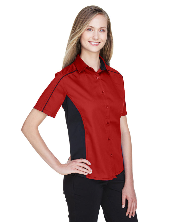 North End Ladies' Fuse Colorblock Twill Shirt North End