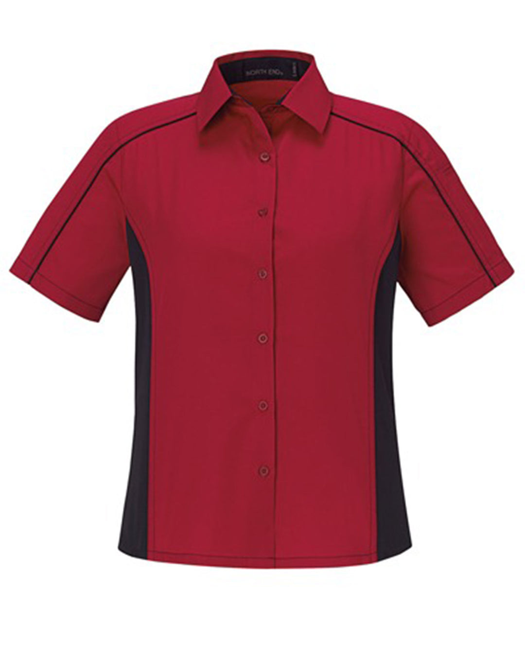 North End Ladies' Fuse Colorblock Twill Shirt North End